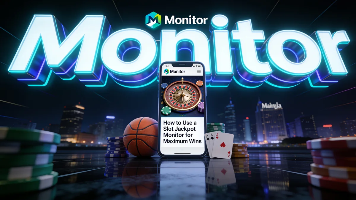 How to Use a Slot Jackpot Monitor for Maximum Wins: monitor guide for players in the Philippines